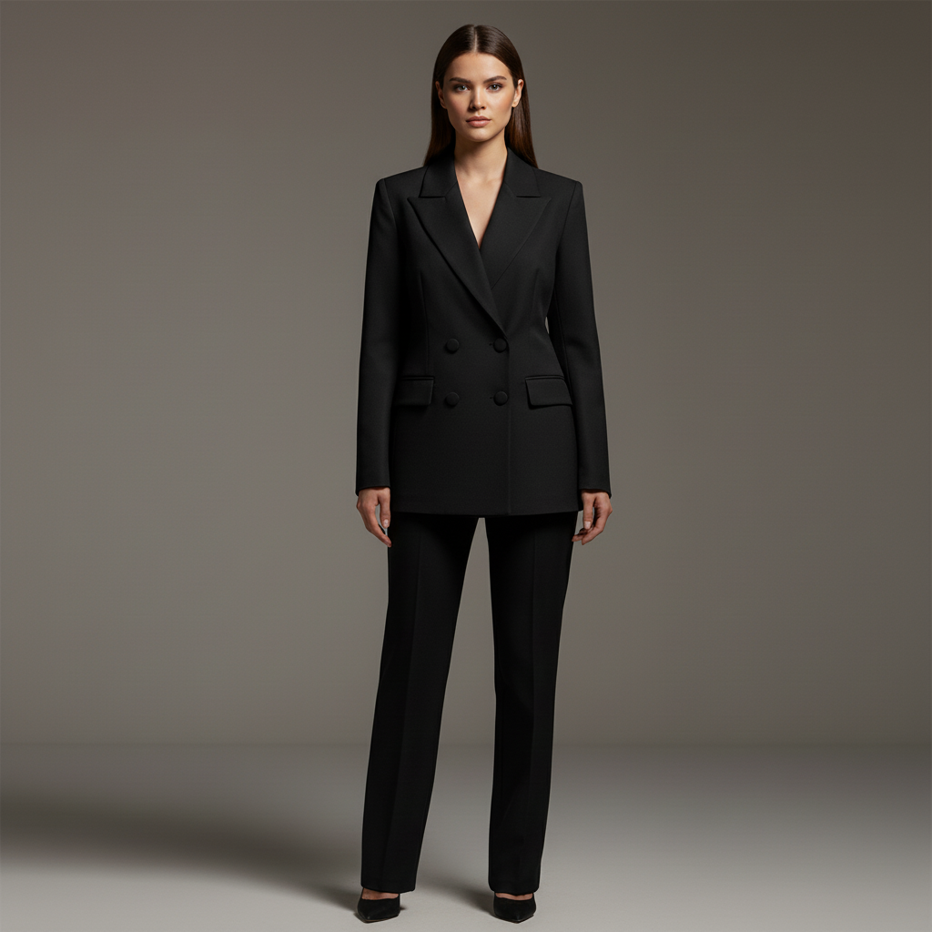 Women’s Double-Breasted Suit