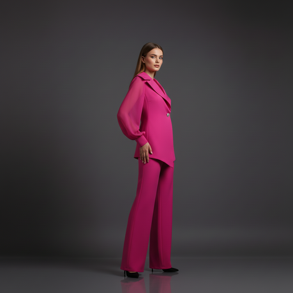 Elegance Suit – Chiffon Sleeve Edition