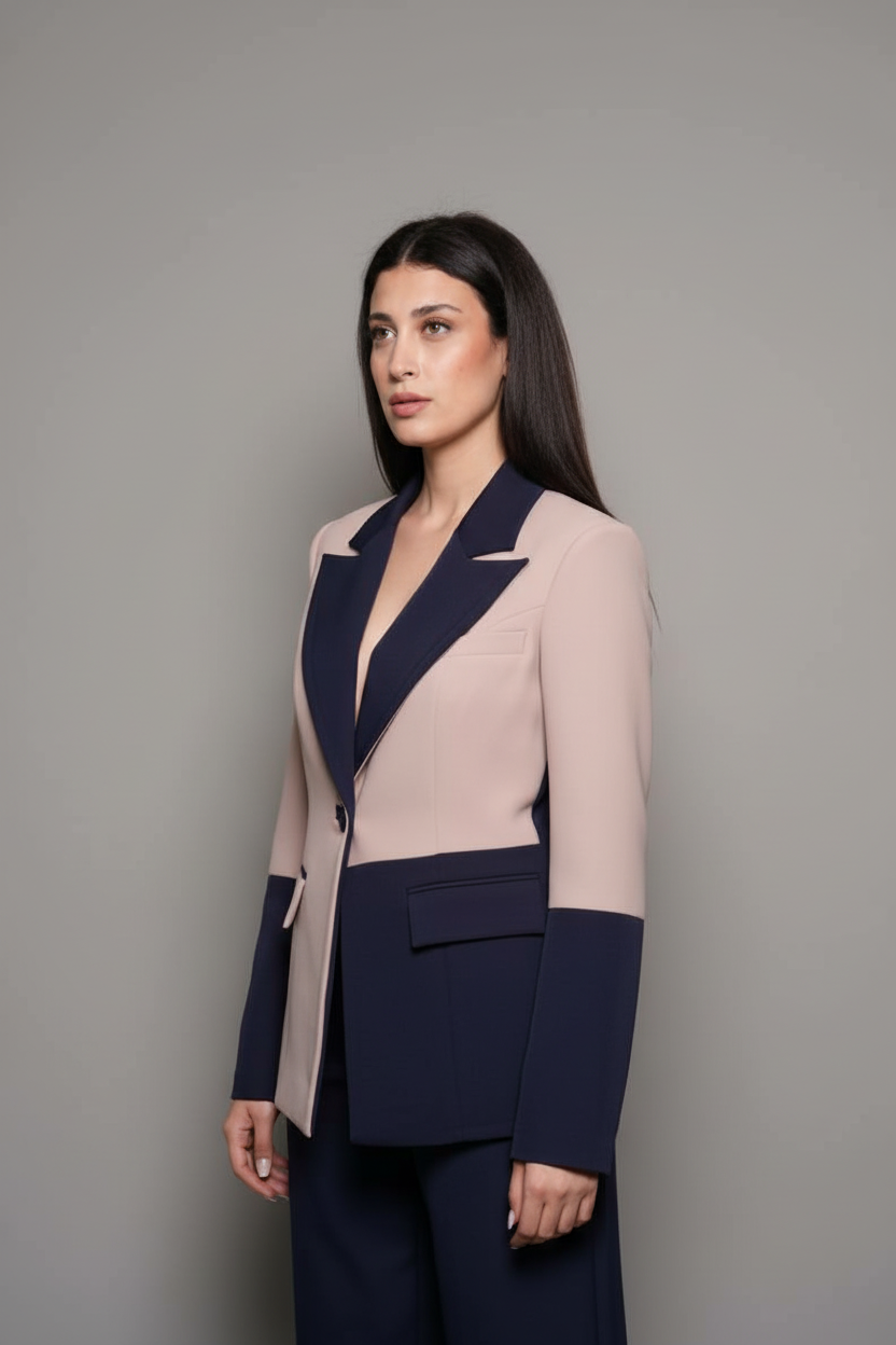 Two-Tone Tailored Suit