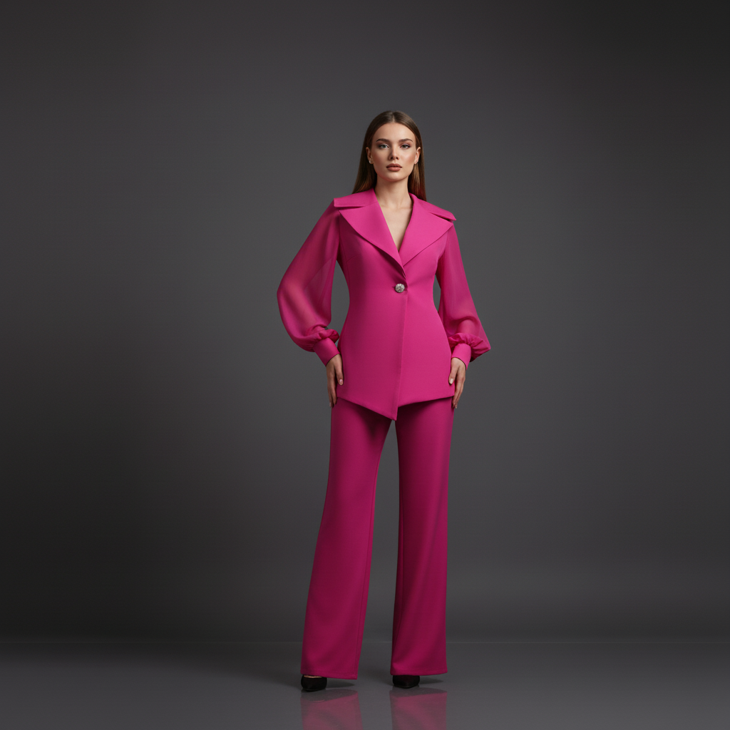 Elegance Suit – Chiffon Sleeve Edition
