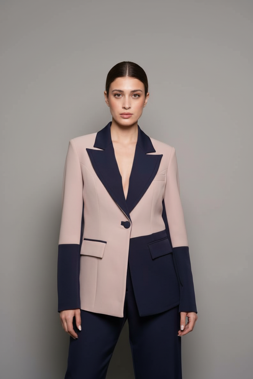 Two-Tone Tailored Suit
